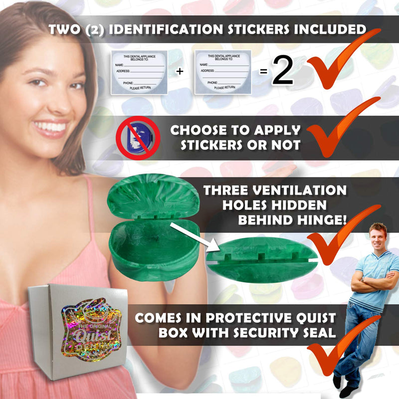 QUIST (TM) FarOut - Orthodontic Retainer Case (Blue Steel) Blue Steel - NewNest Australia