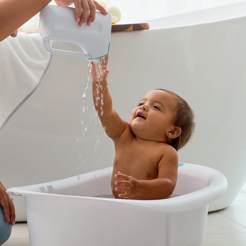 Control The Flow Rinser by Frida Baby Bath Time Rinse Cup with Easy Grip Handle and Removable Rain Shower - NewNest Australia