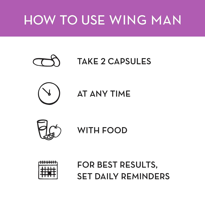 HUM Wing Man - Liver Detox Supplement with Milk Thistle, Dandelion & Artichoke Leaf - Helps Flush Liver of Toxins - Liver Cleanse Supplement (60 Vegan Capsules) - NewNest Australia