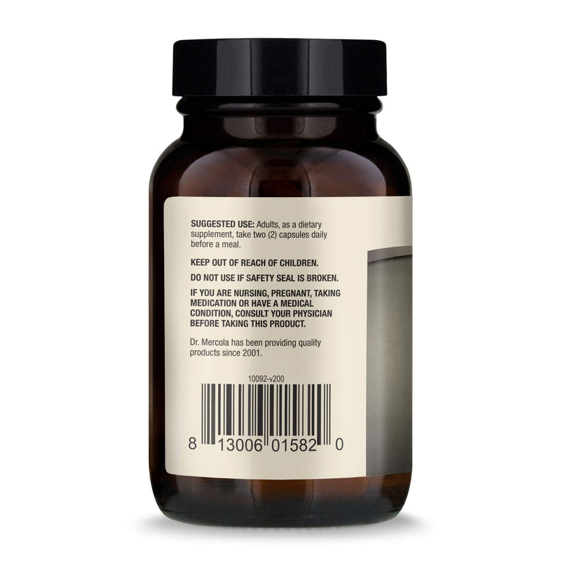 Dr. Mercola, Fermented Black Garlic Dietary Supplement, 30 Servings (60 Capsules), Supports Immune Health and Blood Pressure Health, Non GMO, Soy-Free, Gluten Free - NewNest Australia