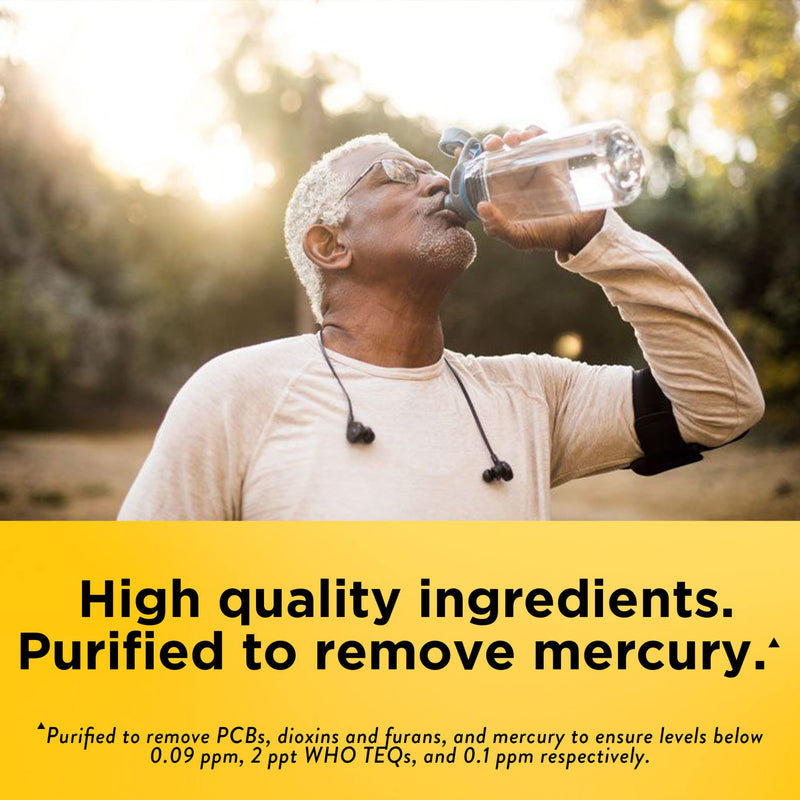 Nature Made Extra Strength Burp-Less Omega 3 Fish Oil 2800 mg, Helps Support a Healthy Heart, Brain, Eyes, and Mood, 60 Softgels - NewNest Australia