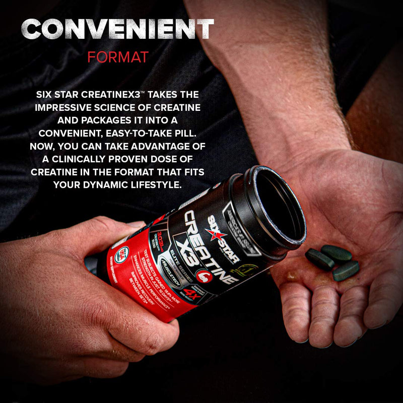 Creatine Pills | Six Star Post Workout X3 Creatine Capsules | Creatine Monohydrate Blend | Muscle Recovery & Muscle Builder for Men & Women | Creatine Supplements | Creatina Monohidratada, 20 Servings - NewNest Australia