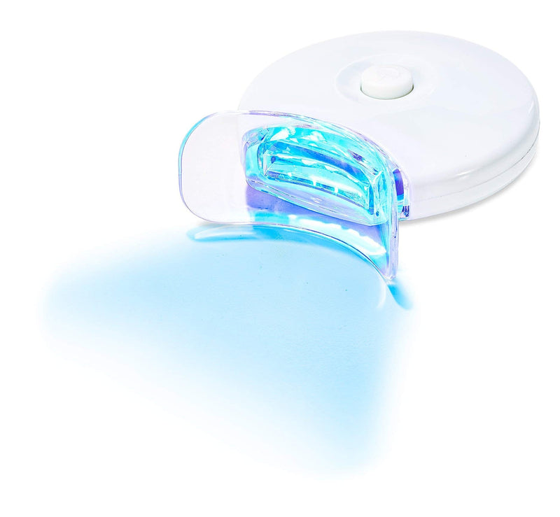 AuraGlow Teeth Whitening Kit, LED Light, 35% Carbamide Peroxide, (2) 5ml Gel Syringes, Tray and Case - NewNest Australia