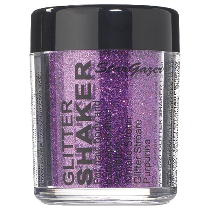 Stargazer Plush Glitter Shaker, Mauve. Cosmetic glitter powder for use on the eyes, lips, face, body, hair and nails. - NewNest Australia