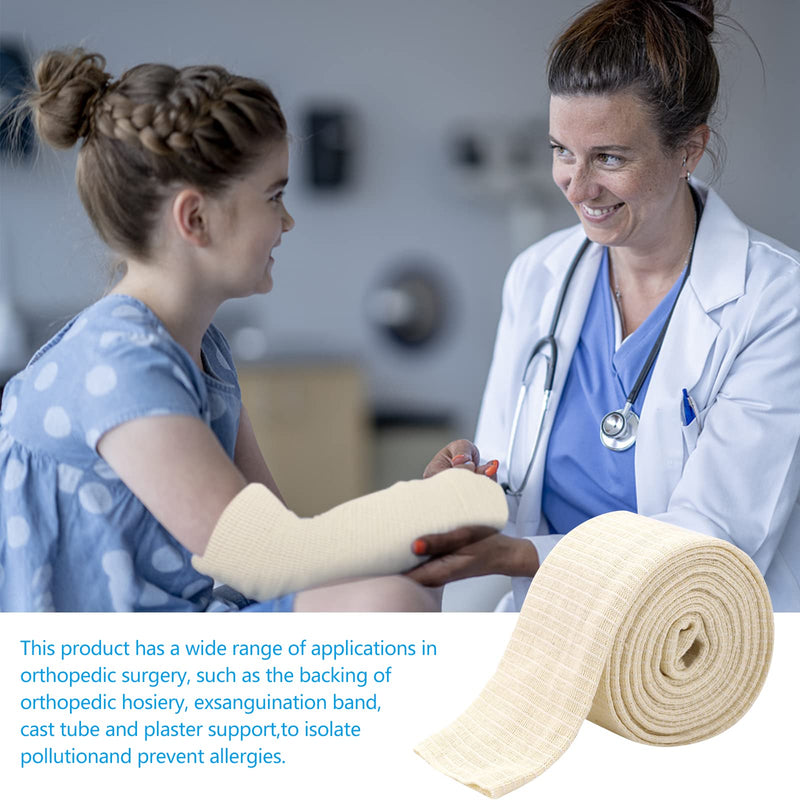 TSLBW Elastic Tubular Compression Bandage, Stretchy Tube Fixing Bandage for Large Knees, Support Bandage - Medium to Large Calves, Cotton & Elastane 10cm*5m - NewNest Australia