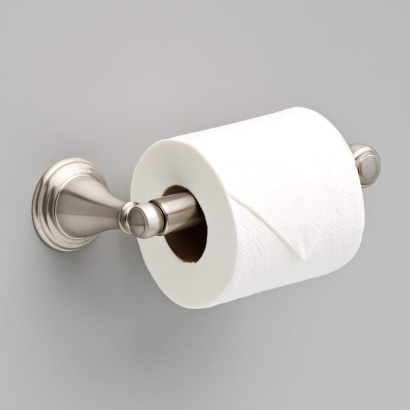 Delta Faucet 79650-BN Windemere Toilet Paper Holder, Satin Nickel - NewNest Australia