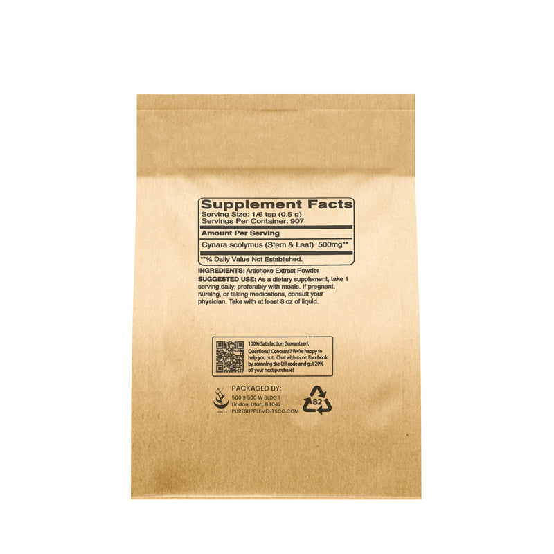 Artichoke Extract Powder (1 lb), No Additives or Fillers, Non-GMO 1 Pound - NewNest Australia
