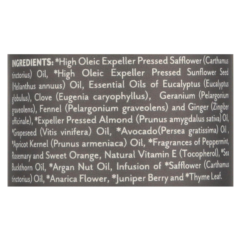 Soothing Touch Bath Body and Massage Oil - Organic - Ayurveda - Peppermint Rosemary - Muscle Comfort 4 Fl Oz (Pack of 1) - NewNest Australia