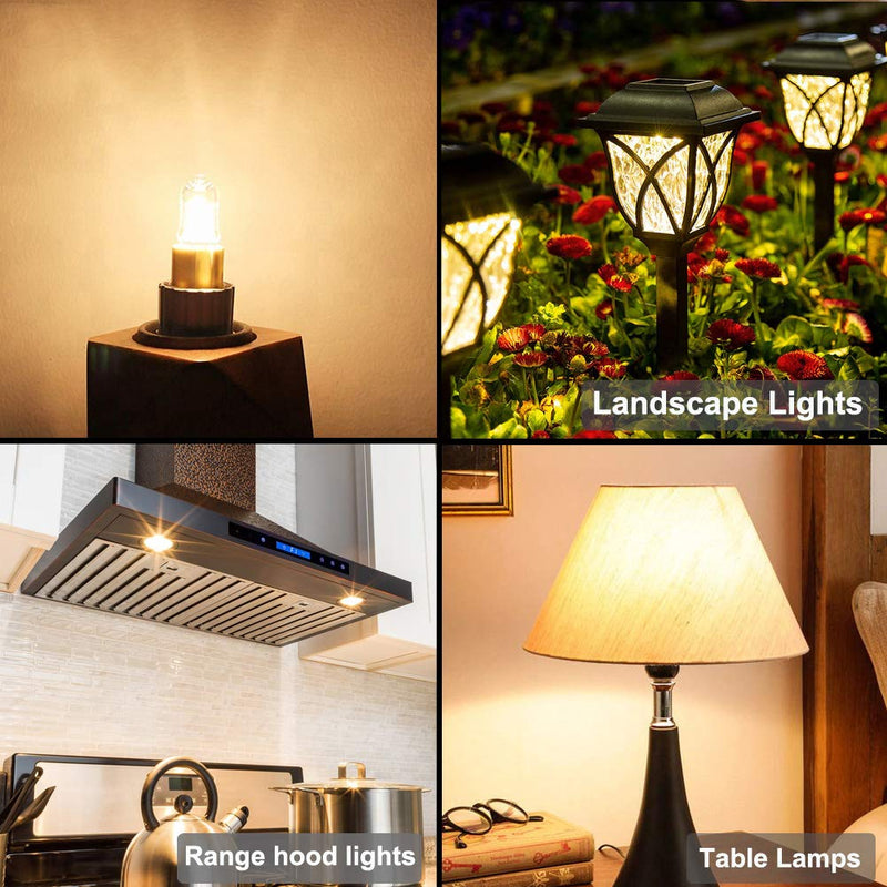 G4 Bulb, 10 Pack Halogen G4 12V 10W with G4 Bi-pin Base, High Output G4 Light Bulb 12V 150LM 3000Hrs Long Lifetime, G4 Dimmable, CRI100 & 2800K Warm White, G4 Halogen Bulb 10W for Cabinet Light Bulbs 10.0 Watts - NewNest Australia