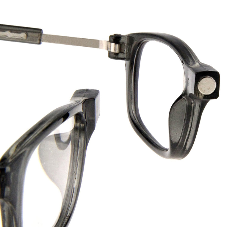 TBOC Pack: Reading Glasses Reading Aid for Men Women - (Two Units) Diopter +3.00 Black Frame Strength PC Mobile Phone Foldable Woman Man Magnetic Closure Clip Presbyopia Presbyopia +3.00 Diopter (Pack of 2) Black + Black - NewNest Australia