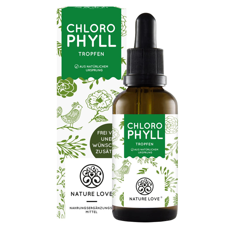 Liquid chlorophyll from alfalfa (50 ml) - high dose with 200 mg chlorophyllin per daily dose - alternative to chlorophyll tablets - vegan, laboratory tested and produced in Germany - NewNest Australia