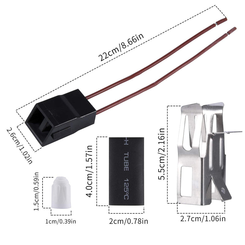Range Surface Element Receptacle Terminal Block Kit 5303935058 RR117, Replaces 330031 WB17X210 814399 RR109 5303274292 5301167733 (4 Pack) - NewNest Australia