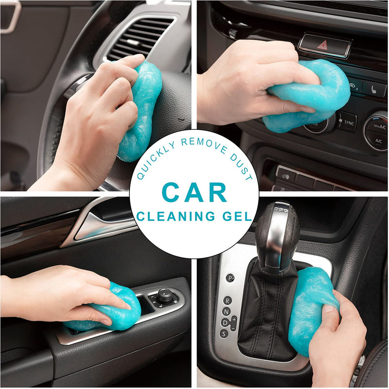 Cleaning Gel for Car Detailing Putty Car Vent Cleaner Goo Cleaning Putty Gel Auto Detailing Tools Car Interior Cleaner Dust Cleaning Mud for Cars Dust Cleaner Slime Keyboard Cleaner Gel (3Pack) - NewNest Australia