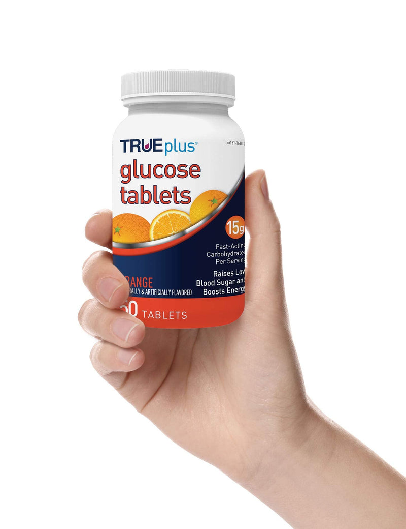 TRUEplus® Glucose Tablets, Orange - 50ct 50 Count (Pack of 1) - NewNest Australia