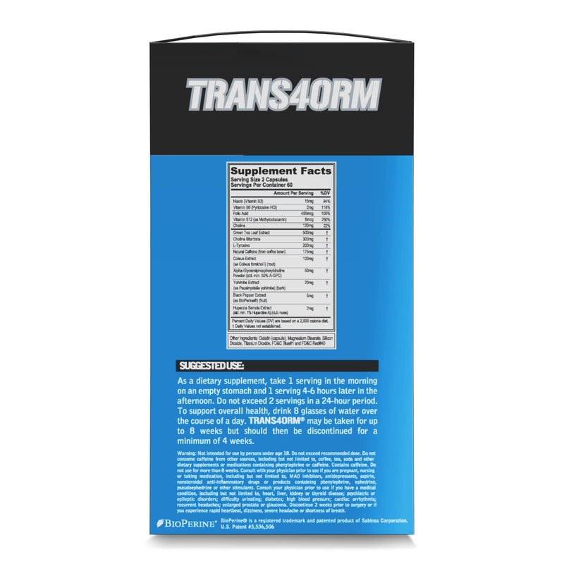 Evlution Nutrition Trans4ormation Mode Stack Trans4orm (60 Serving), Lean Mode (50 Serving) Weight Loss Diet Kit, Diet Pills for Men and Women - NewNest Australia