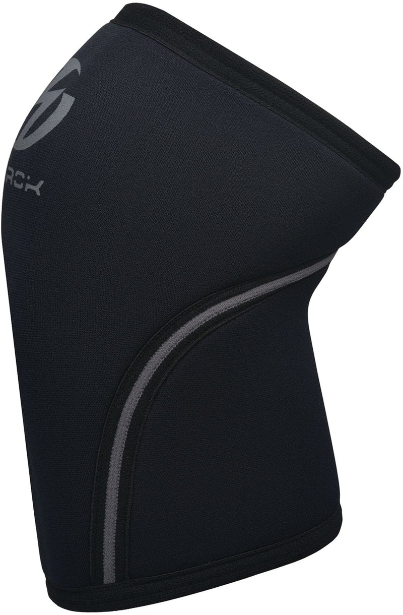 Nisrok Knee Wraps (1 Pair) 7Mm Neoprene Compression Knee Brace, Great Support For Cross Training, Weightlifting, Powerlifting, Squats, Basketball And More (Black, Large) - NewNest Australia