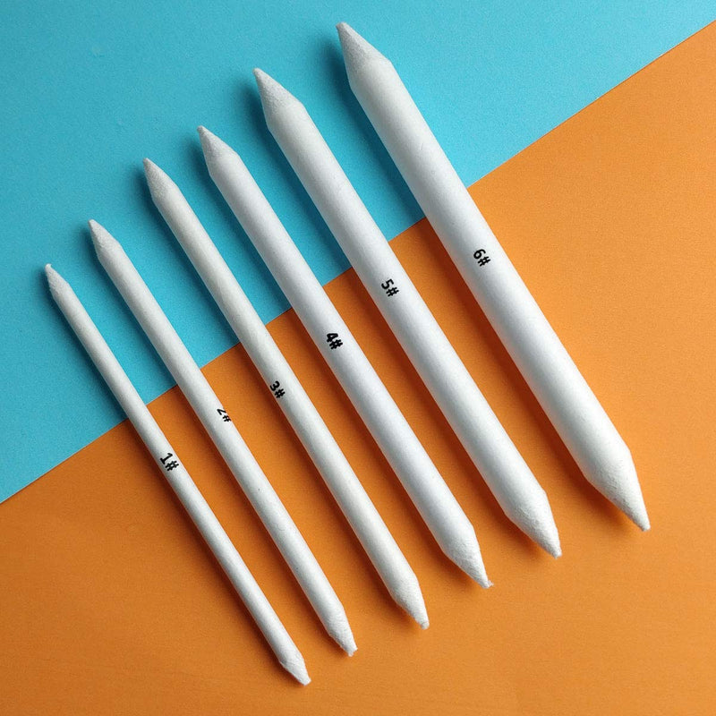 6 PCS Blending Stumps and Tortillions, Sketch Drawing Tools, Paper Art Blenders for Student Sketch Drawing - NewNest Australia