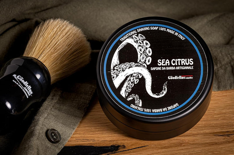THE GOODFELLAS' SMILE Seacitrus Traditional Shaving Soap. Made in Italy, 100g - NewNest Australia