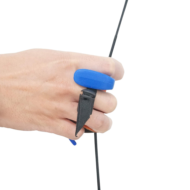 SAS Elite Aluminum Suede and Leather Finger Tab Blue Large - NewNest Australia