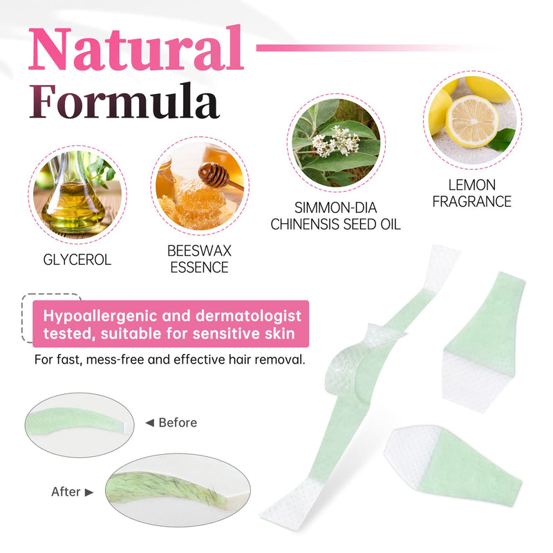 Beauty7 Wax Strips Cold Wax Hair Removal Strips Eyebrows Cold Wax Strips Precise And Quick Low Irritation & Painless Removal Strips For The Perfect Natural Eyebrow Shape - NewNest Australia