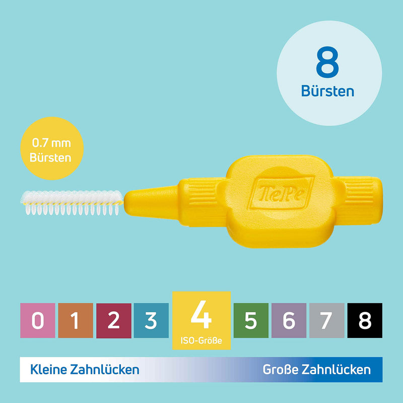TePe interdental brush, size 4, 8 pieces - NewNest Australia