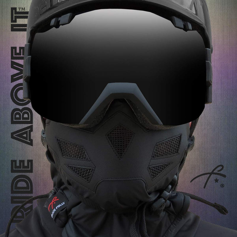 Half Face Mask for Cold Winter Weather. Use This Half Balaclava for Snowboarding, Ski, Motorcycle. (Many Colors) Gray - NewNest Australia