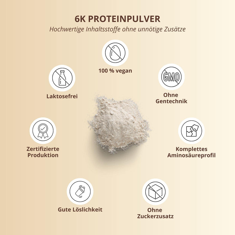Nutri + Protein Vanilla 1 kg - 80% protein - protein powder - 6-component protein powder - powder without lactose + sugar - protein shake made in Germany - 1000 g Vanilla Powder 1 kg (pack of 1) - NewNest Australia