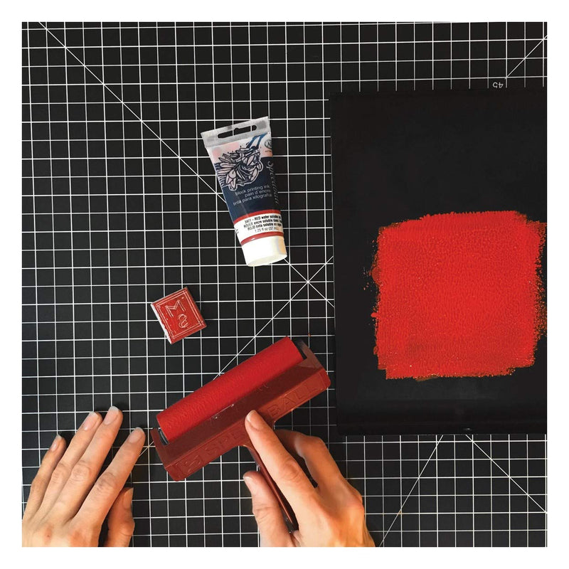 Speedball Water-Soluble Block Printing Ink, 8-Ounce Jar, Red - NewNest Australia