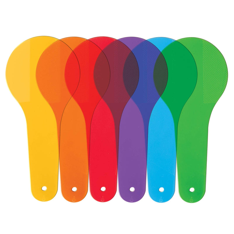 Learning Resources Color Paddles - Set of 18 Paddles, Grades PreK/Ages 3+ Preschool Science for Kids, Classroom Supplies - NewNest Australia