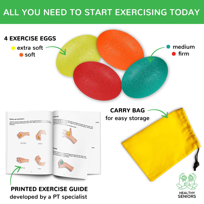 Healthy Seniors Squeeze Balls for Hand Therapy - Perfect for Rheumatoid Arthritis - NewNest Australia