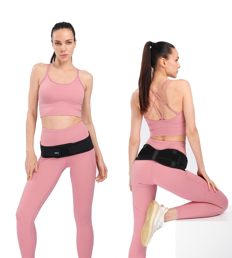 Sacroiliac Waist Belt. Joint Brace: Relieves Sciatica, Pelvis, Lower Back And Leg Pain And Stabilizes Joints. Sacroiliac Waist Belt For Back Problems Adjustable Bodybuilding (S/M) - NewNest Australia