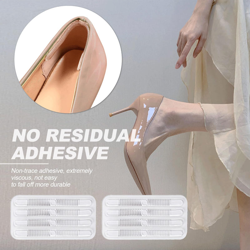 NITAIUN Pack of 20 High Heel Pads Gel Insoles Cushion Pads, Non-Slip Heel Cushions, Self-Adhesive Shoe Cushions, Heel Grips Liner Inserts, Shoe Cushions, Heel Protection for Women (20 Pieces) - NewNest Australia