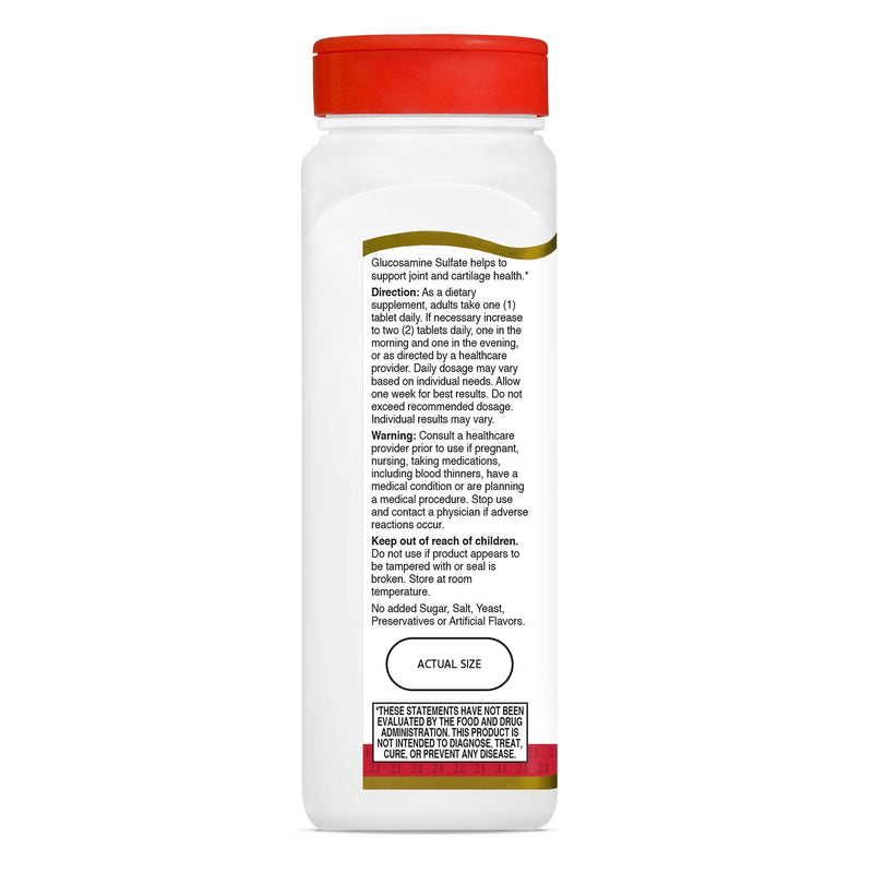 21st Century Glucosamine Relief® 1000mg Tablets, 120 Count - NewNest Australia