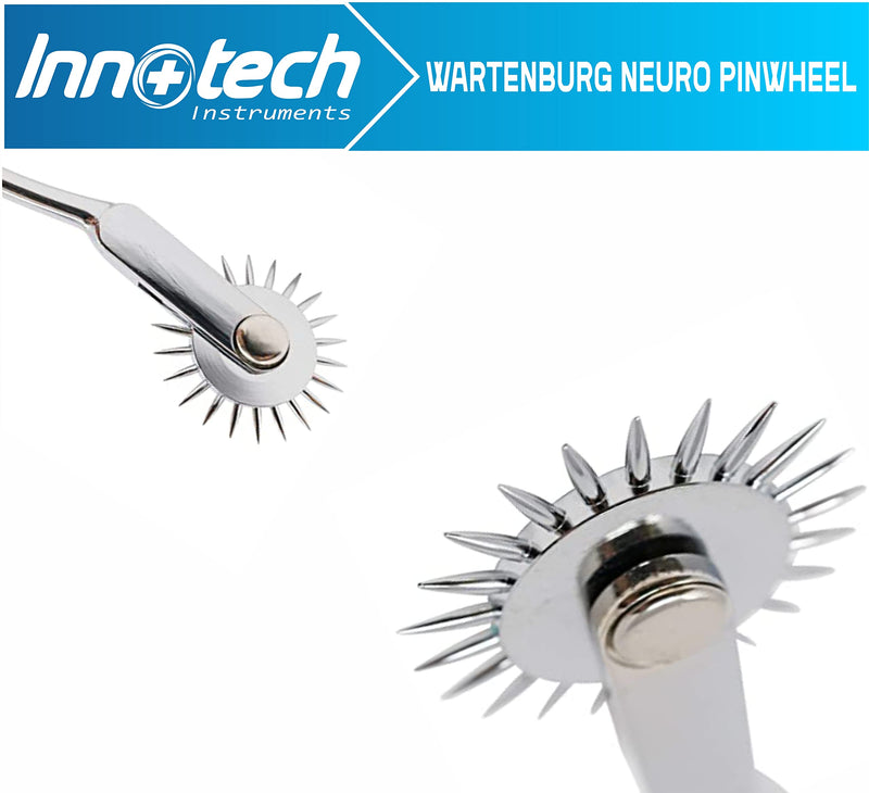 Nerve wheel needle wheel nerve wheel according to Wartenberg needle roller 1 wheel roller rustproof (1 wheel, silver) - NewNest Australia