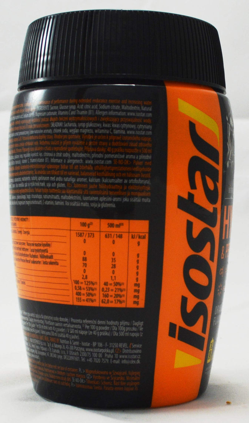 Isostar Hydrate and Perform Orange Powder 400g - NewNest Australia