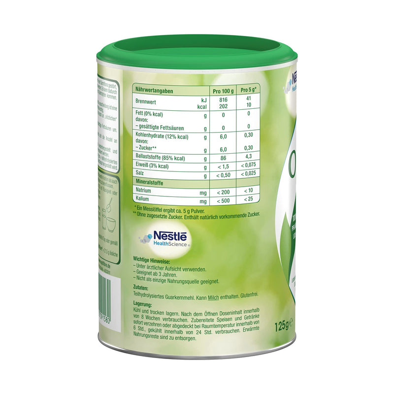 Optifibre 125G Tin | Soluble Fiber | For Irritated Intestines | Can Restore The Intestinal Flora And Normalize Nutrient Intake | 100% Vegetables | Tasteless, Easily Soluble Without Swelling - NewNest Australia