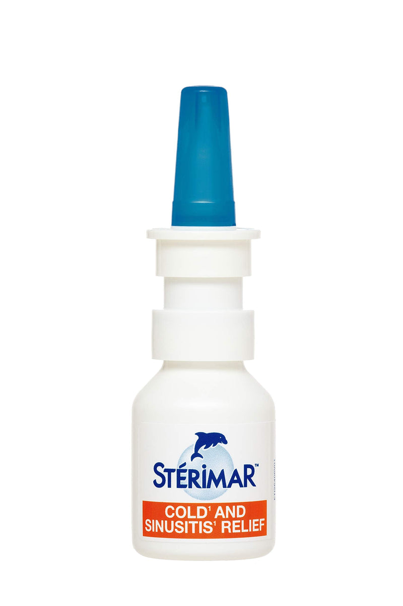 STERIMAR Stop and Protect Cold and Sinusitis Relief- 100 Percent Natural Sea Water based Nasal Spray with Added Copper and Eucalyptus - 20 ml Pump, 20 ml (Pack of 1) 4.61 - NewNest Australia