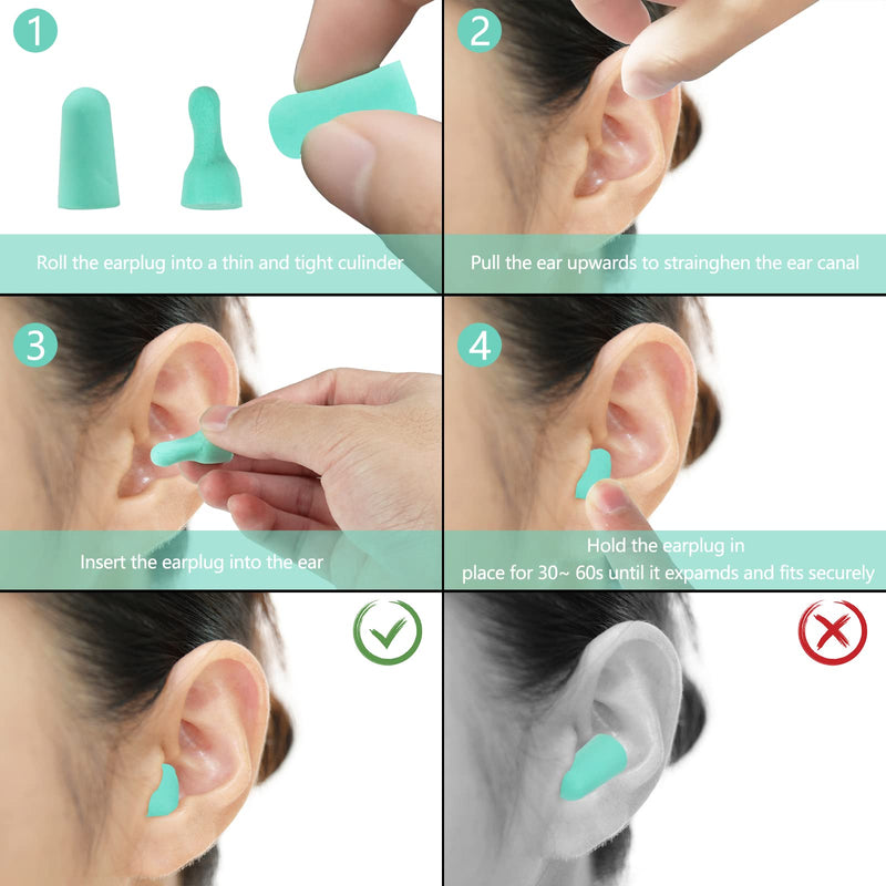 Gvolatee Soft Ear Plugs For Sleeping, 60 Pairs Snr 38 Db Ohropax Classic, Reusable Small Ear Canal And Children'S Ear Protection Earplugs For Snoring, Relaxing, Sleeping, Learning, Loud - NewNest Australia