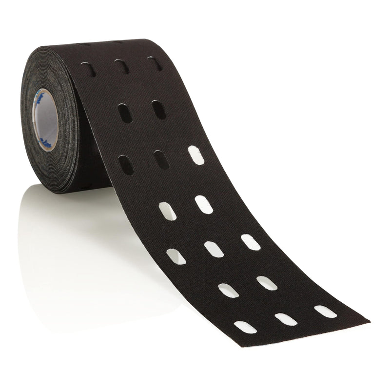 Curetape Punch Black | Kinesiology Tape With Extra Elasticity And Ventilation | Kinesio Tape For Joint, Knee, Ankle And Shoulder Pain | Waterproof And Latex-Free Kinesio Tapes | 5Cm X 5M - NewNest Australia