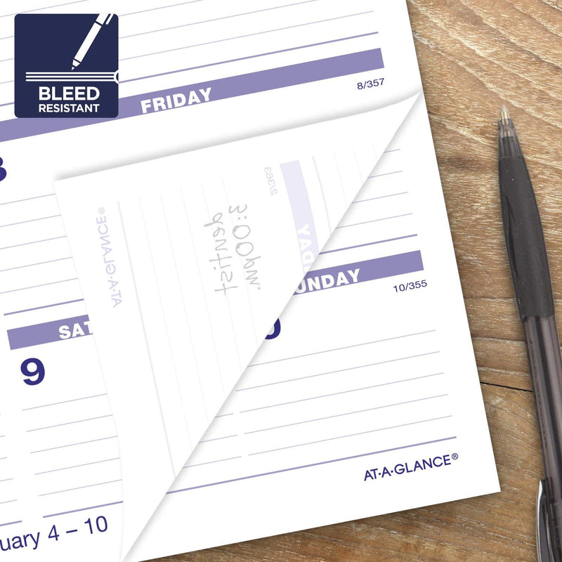 2022 Flip-A-Week Weekly Desk Calendar Refill by AT-A-GLANCE, 6" x 7" (SW705X50) 2022 New Edition - NewNest Australia