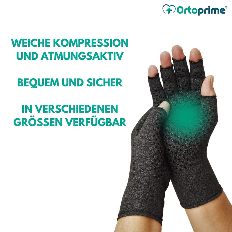 Ortoprime Par Comfort Arthritis And Osteoarthritis Gloves, Rheumatoid Arthritis, Compression Gloves, Anti-Arthritis Gloves For Men And Women, Pain Freedom (Large) - NewNest Australia