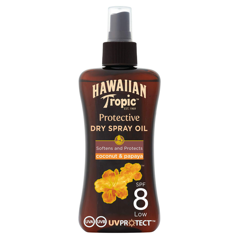 Hawaiian Tropic SPF8 Protective Dry Spray Oil - NewNest Australia