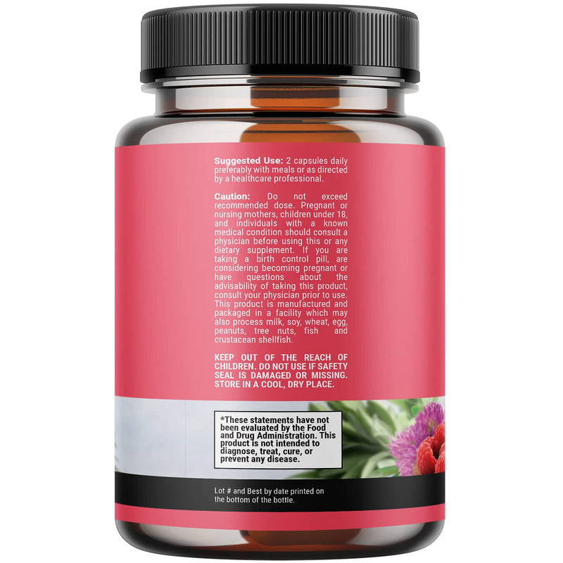Natural Menopause Supplements for Women - Perfect for Hormonal Balance, Night Sweating & Hot Flashes Menopause Relief - Black Cohosh for Menopause & Adrenal Support with Resveratrol & Dong Quai - NewNest Australia