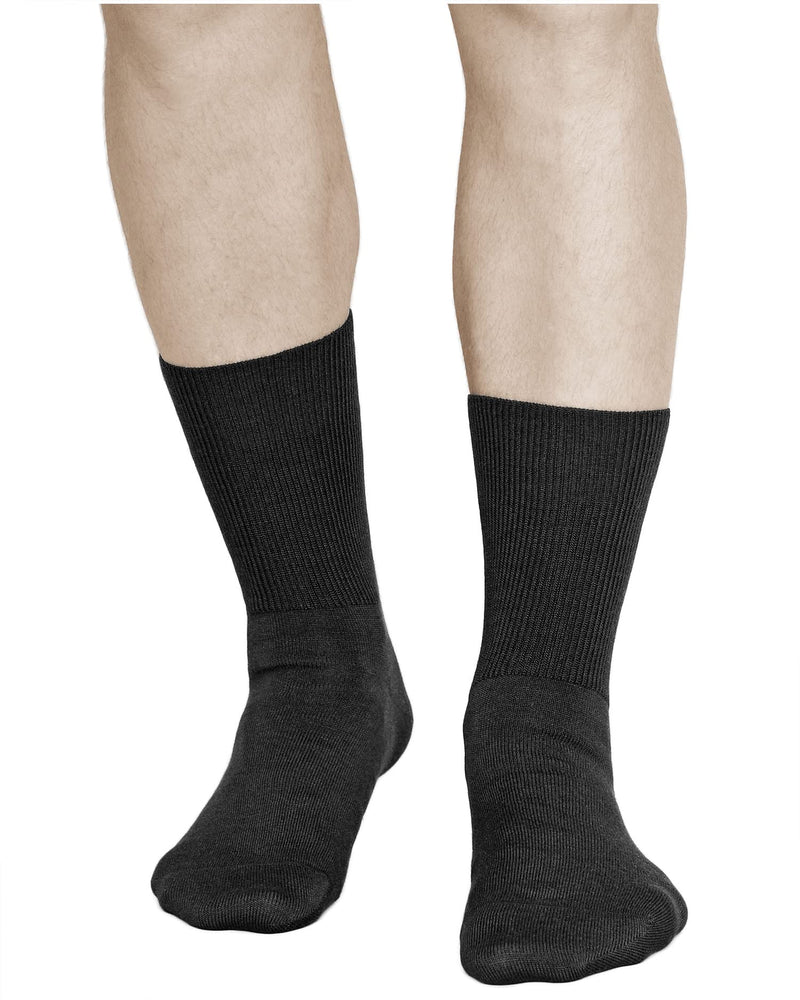 vitsocks Men's Diabetic Socks Extra Wide Without Rubber (3 Pack) Swollen Feet Legs - NewNest Australia