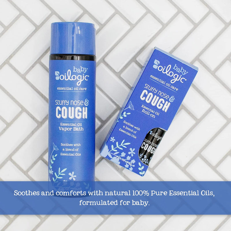 Stuffy Nose and Cough Essential Oil Vapor Bath Relief for Baby Or Toddler 9Oz - NewNest Australia
