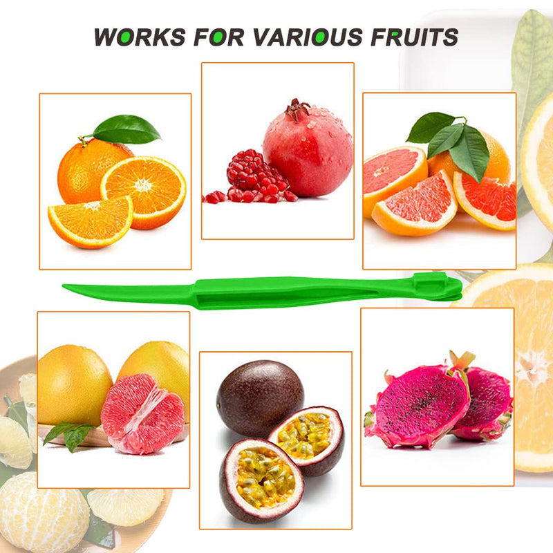 Orange Citrus Peelers Easy Open Citrus Lemon Citrus Peel Cutter Orange Peeler Tool Kitchen Accessories Knife Cooking Tool Kitchen Gadget (Green 2 Pack) Green 2 Pack - NewNest Australia