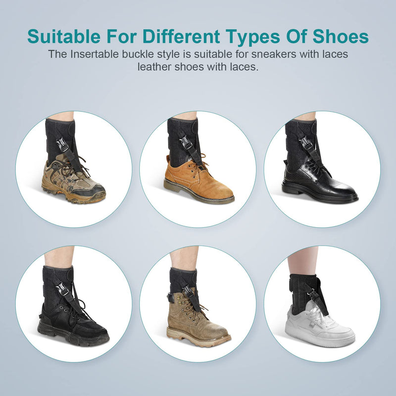 Foot Drop Brace for Walking with Shoes, Foot Up AFO Brace Help Raise Shoes, Drop Foot Splint for Ankle Joint, Improved Walking Gait, Relieve Pain, for Left and Right Foot Suitable Fits Women and Men - NewNest Australia