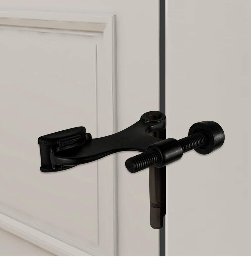 Home Master Hardware 12 Pack Hinge Pin Door Stops Heavy Duty Adjustable Door Stopper Doorstop Matte Black - NewNest Australia