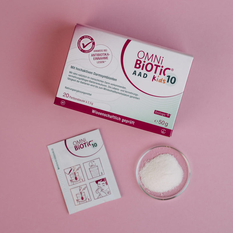OMNi BiOTiC 10 Kids | 20 servings (50g) | 10 bacterial strains | 10 billion germs per daily dose | powder | With inulin | Vegan | Gluten free | Lactose free | For daily use - NewNest Australia