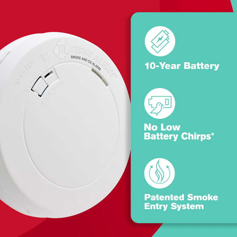 First Alert BRK PRC710 Smoke and Carbon Monoxide Alarm with Built-In 10-Year Battery - NewNest Australia